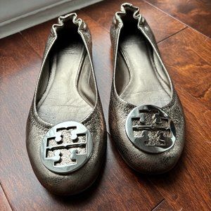 Tory Burch Minnie metallic flats